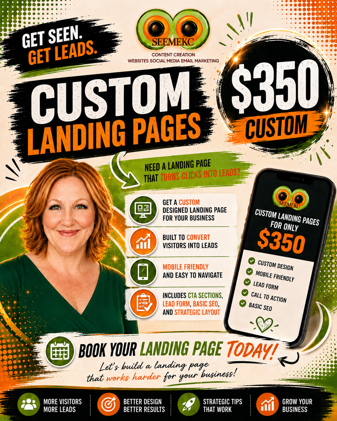 Custom Landing Page